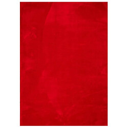 vidaXL Tapis HUARTE à poils courts doux et lavable rouge 200x280 cm