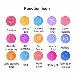 Acheter S30 Enfants Montre Smartphone Positionnement Précis Visualisation En Temps Réel Appels Clairs Enfants Smartwatch Rose