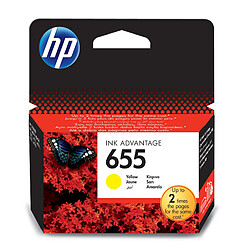 HP 655 Original Jaune 1 pièce(s)