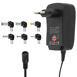 Chargeur Secteur Universel 30W avec 6 embouts Port USB LinQ Noir