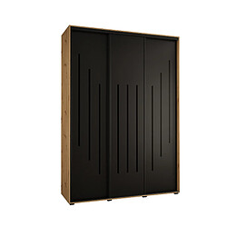 Abiks Meble Armoire DAVOS 8 À Portes Coulissantes 235,2/170/60 3 Portes