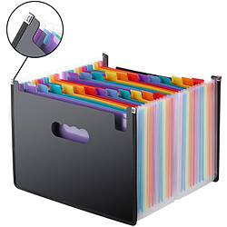 Acheter Wewoo Organisateur extensible de couleur pour classeur A4fournitures de bureau / portable professionnelTaille 33x23.5cmtaille 37 poches