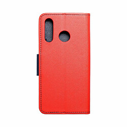 Etui en simili cuir pour HUAWEI P30 Lite rouge/marine