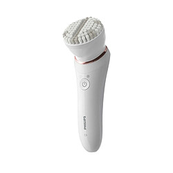 Epilateur rechargeable étanche blanc - BE740/10 - PHILIPS pas cher