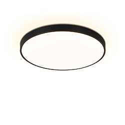 ZMH Plafonnier LED salon moderne noir/blanc IP44 couloir rond bureau