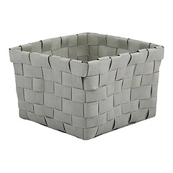 MSV Panier de rangement 14x14x9cm Taupe