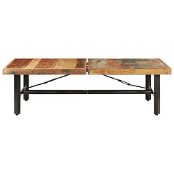 Maison Chic Table basse,Table Console Table d'appoint, Table pour salon 142x90x42 cm Bois de récupération massif -MN72639