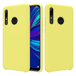 Wewoo Coque Étui de protection en silicone liquide solide Dropproof pour Huawei Enjoy 9s jaune