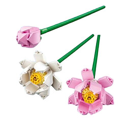 Avis Lego 40647 Jouet de Construction Fleurs de Lotus Artificielles en 220 pièces Multicolore