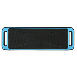 Wewoo Enceinte Bluetooth d'intérieur bleu pour iPhone, Galaxy, Sony, Lenovo, HTC, Huawei, Google, LG, Xiaomi, autres Smartphones Haut-parleur stéréo sans fil portatif de musique de Bluetooth, téléphone mains libres de réponse de et ampère Radio FM & Carte TF,