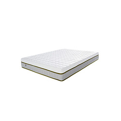 Incroyable Literie Triere - Matelas épais 21cm, ultra morphologique 4 conforts, multizones, réversible, mousse aux extraits de soja 90x190