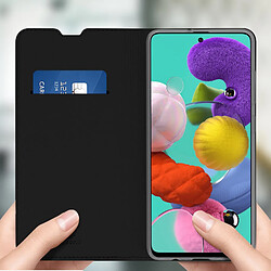 Acheter Housse Samsung Galaxy A51 Étui Folio Porte-carte Support Vidéo Dux Ducis noir