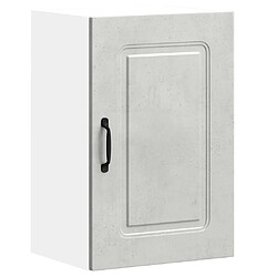 vidaXL Armoire murale de cuisine Kalmar gris béton bois d'ingénierie