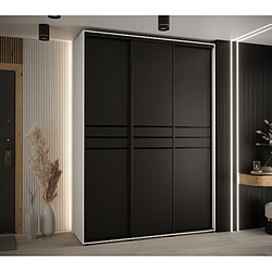 Abiks Meble Armoire Davos 10 À Portes Coulissantes 235,2/180/60 3 Portes