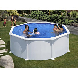 Piscine acier blanc Atlantis ronde 3,70 x 1,32 m - Gré