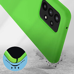 Avis Avizar Coque Samsung Galaxy A72 Silicone Semi-rigide Finition Soft Touch Fine Vert