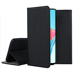 Htdmobiles Housse pour Oppo A58 4G - etui coque pochette portefeuille + film ecran - NOIR MAGNET