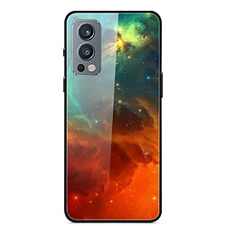 Coque en TPU antichoc avec support nuage de couleur pour votre OnePlus Nord 2 5G