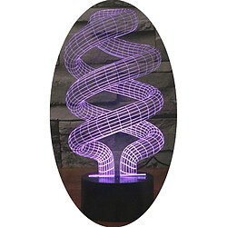 Yonis Lampe 3D Spirale LED