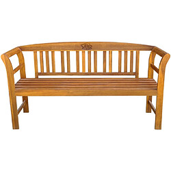 Avis Maison Chic Banc de jardin | Banquette de jardin | Chaise Relax avec coussin 157 cm Bois d'acacia massif -MN37234