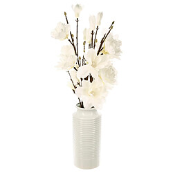 Atmosphera, Createur D'Interieur Composition magnolia en vase H75