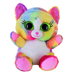 Heinrich Bauer 14244 ? Blickfänger lashy Peluche Chat, Paillettes, 20 cm, Multicolore