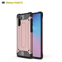 Wewoo Coque Renforcée Étui combiné TPU + PC pour Galaxy Note10 or rose