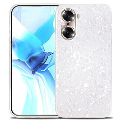 Coque en TPU + acrylique IPAKY ultra mince blanc pour votre Honor 60