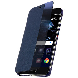 Avizar Etui Huawei P10 Housse Protection Smart View Bleu nuit Fenêtre de Visualisation