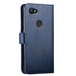 Avis Wewoo Housse Coque Pour Google Pixel 3a XL GUSSIM Business Style Étui en cuir à rabat horizontal avec support et fentes cartes et portefeuille bleu