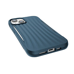 Raptic Coque pour iPhone 14 Clutch Shockproof 3M avec motif rayures Bleu