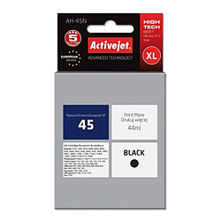 Activejet? Cartouche d'Encre Compatible Activejet AH-45N Noir 