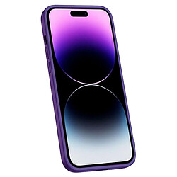 Coque en TPU + nylon anti-rayures, flexible pour votre iPhone 14 Pro Max - violet