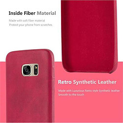 Cadorabo Etui Samsung Galaxy S7 en Rouge Coque pas cher