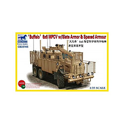 Bronco Models Maquette Véhicule Buffalo 6x6 Mpcv W/slat Armor & Spaced Armor Version