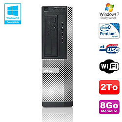 PC DELL Optiplex 390 DT G630 2.7Ghz 8Go 2To Graveur DVD WIFI HDMI Win 7 Pro - Occasion