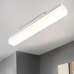 NETTLIFE Plafonnier LED Cuisine Long 40 cm Lumière du Jour 18 W Plafond Blanc Neutre pour Sous-Sol Couloir Bureau Garage Chambre