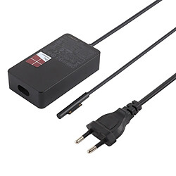 Wewoo Chargeur Bloc d'alimentation pour adaptateur secteur 44W 15V 2.58A pour Microsoft Surface Pro 5 1796/1769, prise européenne 