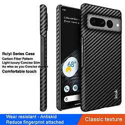 Coque en TPU + PU IMAK texture en fibre de carbone, anti-chutte pour votre Google Pixel 7 Pro 5G