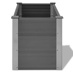 Acheter vidaXL Lit surélevé de jardin WPC 100 x 50 x 54 cm Gris