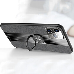 Avis Wewoo Coque Souple Pour iPhone 11 Pro XINLI Stitching Cloth Etui de protection antichoc TPU avec support d'anneau Gris