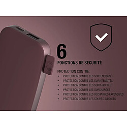 Acheter SANAG Powerbank 6000 Mah - Usb-C In & Out - Batterie Externe - Chargement Rapide - 6 Fonctions De Sécurité - Design Compact (Deep Mauve)