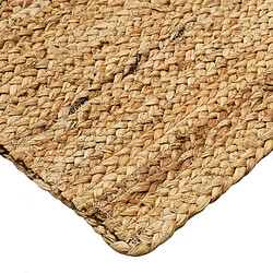 Avis Thedecofactory SUNNY JUTE - Tapis en jute tressé main motif lignes naturel 120x170