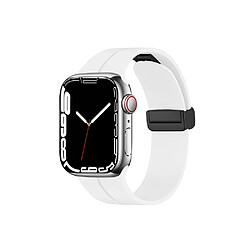 Eko Bracelet pour Apple Watch 38/40/41mm Sport à fermeture aimantée Blanc