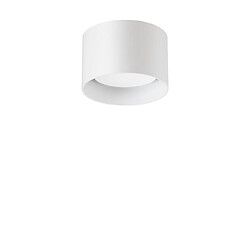 Ideal Lux Downlight rond monté en surface blanc