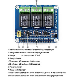 Avis Wewoo Carte de relais RPi Waveshare