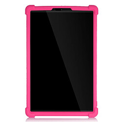 Coque en silicone souple avec béquille coulissante rose pour votre Lenovo Tab M10 HD Gen 2 TB-X306