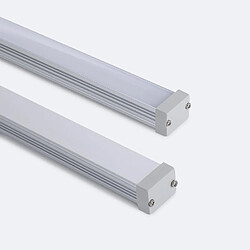 Avis Ledkia Profilé Aluminium en Saillie pour Ruban LED jusqu'à 10 mm 2 m