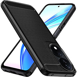 Xeptio Coque brossée noire pour Honor 200 Lite 5G souple Antichoc