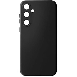 Avizar Coque pour Samsung Galaxy A55 Caméra Protégée Silicone Mat Fin Noir